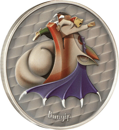 Pièce de monnaie en Argent 2 Dollars g 31.1 (1 oz) Millésime 2023 World of Cryptids BUNYIP