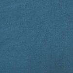 vidaXL Lit de jour avec lit gigogne et matelas bleu 90x200 cm velours
