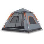 vidaXL Tente de camping à dôme 5 personnes libération rapide