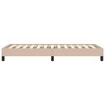 vidaXL Cadre de lit Cappuccino 80x200 cm Similicuir