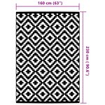 vidaXL Tapis d'extérieur Gris 160x230 cm PP
