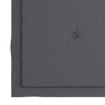 vidaXL Chaises de jardin et coussins anthracite lot de 6 Bois de teck
