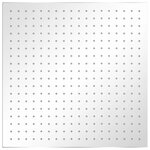 vidaXL Tête de douche plongeante carrée en acier inoxydable 50x50 cm