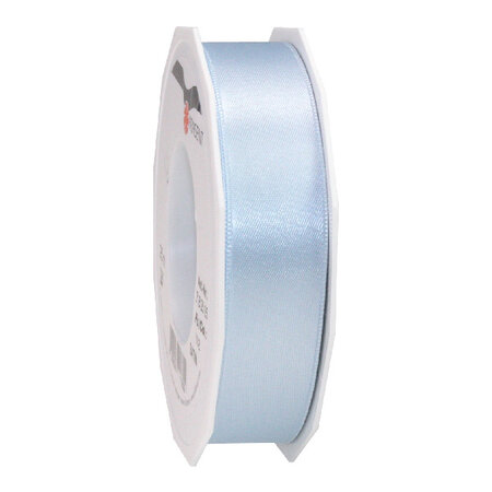 Satin double face 25-m-rouleau 25 mm bleu ciel