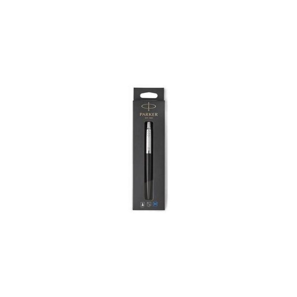 Blister 1 stylo bille pointe moyenne Jotter. Corps Noir Bond Street CT PARKER