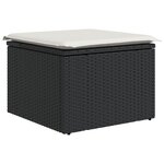 vidaXL Ensemble de salle à manger de jardin 8 pièces avec coussins en rattan poly