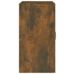 vidaXL Armoire murale Chêne fumé 60x31x60 cm Bois d'ingénierie