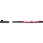 Feutre Permanent 142M Noir Pointe Moyenne 1 mm x 10 EDDING