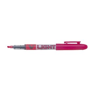 Surligneur de poche V-Light pte biseautée encre liquide Rose PILOT