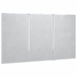 vidaXL Tableau blanc magnétique pliable 180x80x1 7 cm aluminium