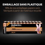 Duracell - NOUVEAU Piles alcalines AA Plus, 1.5 V LR6 MN1500, paquet de 24