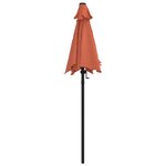 vidaXL Parasol Terre cuite 200x224 cm Aluminium