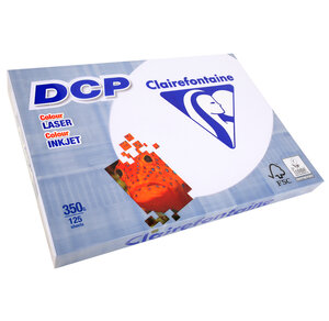 Ramette 125 Feuilles Papier DCP 350g A3 420x297 mm Certifié FSC Blanc CLAIREFONTAINE