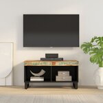 vidaXL Meuble TV 85x33x43 5 cm bois massif de récupération