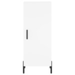 vidaXL Buffet haut Blanc 34 5x34x180 cm Bois d'ingénierie