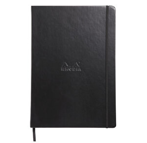 Webnotebook BLACK A4 192p DOT Grid papier ivoire Clf 90g fermeture élastique CLAIREFONTAINE