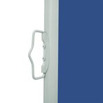 vidaXL Auvent latéral rétractable de patio 140x500 cm Bleu