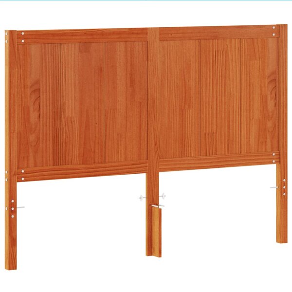 vidaXL Tête de lit cire marron 150 cm bois massif de pin