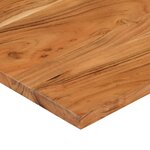 vidaXL Dessus de bureau 120x50x2 5 cm rectangulaire bois massif acacia