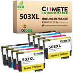 503XL - 8 cartouches compatibles pour Epson 503 XL - COMETE