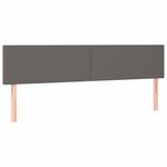vidaXL Cadre de lit sans matelas gris 120x190 cm similicuir