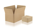 Lot de 5 cartons double cannelure 2w-33 format 200 x 200 x 200 mm