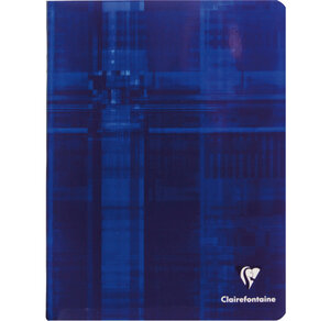 Cahier piqué 17x22 48 pages 90g Séyès Coloris Aléatoire CLAIREFONTAINE