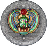 Pièce de monnaie en Argent 20 Dollars g 93.3 (3 oz) Millésime 2023 Egyptian Symbols II SCARAB