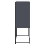 vidaXL Buffet anthracite 68 5x38 5x107 cm acier