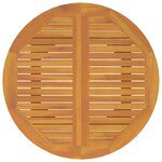 vidaXL Ensemble à manger de jardin 3 Pièces Bois d'acacia solide