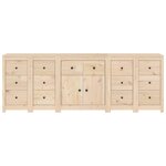 vidaXL Buffet 230x35x80 cm Bois massif de pin