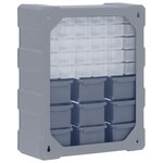 vidaXL Organisateur multi-tiroirs avec 39 tiroirs 38x16x47 cm