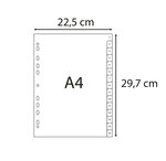Intercalaires Imprimés Numériques Pp Recyclé Gris - 15 Positions - A4 - Gris - X 20 - Exacompta