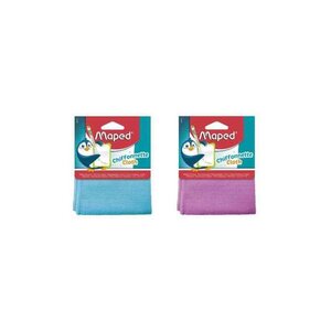 Chiffon microfibre pour ardoise et tableaux blancs Coloris Aléatoire MAPED