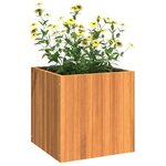 vidaXL Jardinière 45x45x45 cm bois massif d'acacia