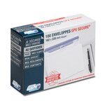 Boîte de 100 enveloppes blanches c5 162x229 90 g/m² secure® gpv