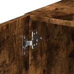 vidaXL Armoire murale chêne fumé 80x42 5x40 cm bois d'ingénierie