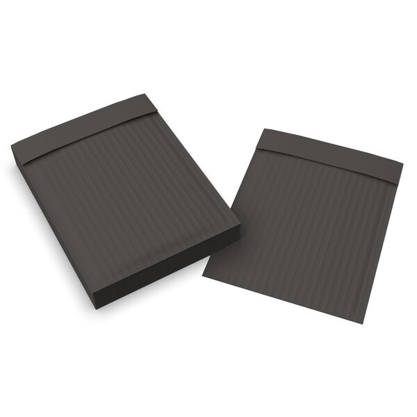 Lot de 50 enveloppes en papier ondulé noir 215x150 mm