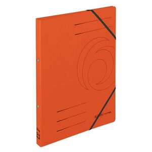 Classeur à anneaux easyorga A4 Colorspan-carton orange HERLITZ