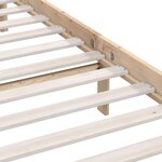 vidaXL Cadre de lit sans matelas bois massif 200x200 cm
