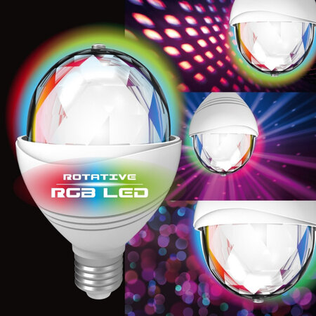 Lampe de fête disco LED - Ambiance garantie pour vos soirées