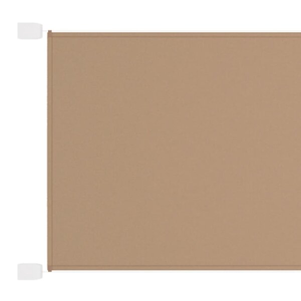 vidaXL Auvent vertical Taupe 60x360 cm Tissu oxford