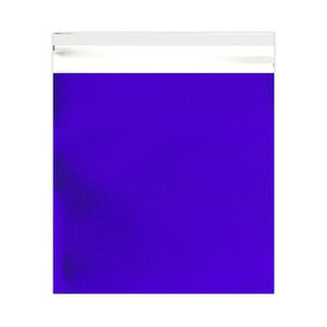 Lot de 50 sachet alu mat bleu foncé 165x165 mm