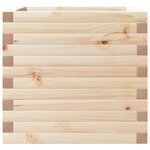 vidaXL Jardinière 50x50x46 cm bois de pin massif