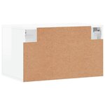 vidaXL Armoire murale Blanc brillant 60x36 5x35 cm Bois d'ingénierie