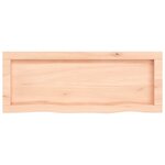 vidaXL Étagère murale 80x30x(2-4) cm bois de chêne massif non traité