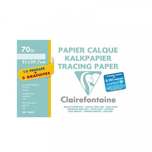Rouleau De Papier Calque - 1,10Mm X 20M - 90/95G - Clairefontaine