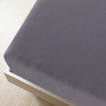 vidaXL Drap-housse Jersey Anthracite 160x200 cm Coton