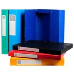 Boite De Classement Exabox Dos 25mm Carte Lustrée - A4 - Couleurs Assorties - X 8 - Exacompta