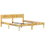 vidaXL Cadre de lit Bois de récupération massif 180x200 cm